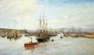 Ingresso al Barry Dock, Galles del Sud, 1897